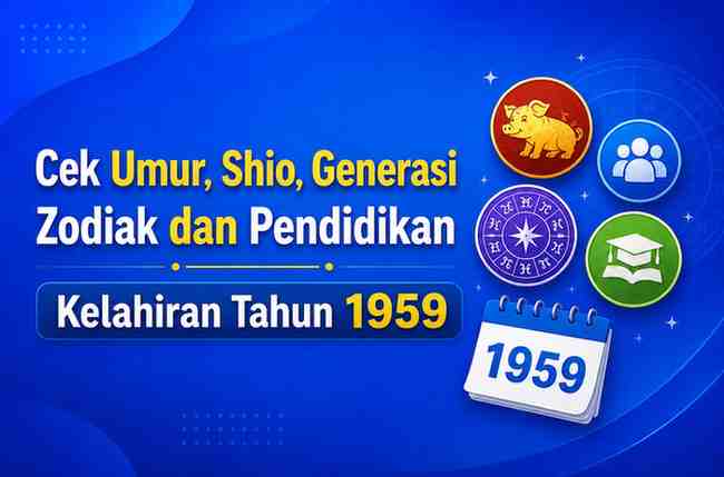 Kelahiran Tahun 1959 Umur Berapa Sekarang