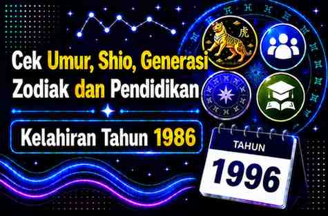 Kelahiran Tahun 1986 Umur Berapa Sekarang