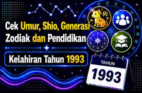 Kelahiran Tahun 1993 Umur Berapa Sekarang