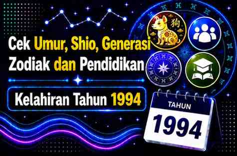 Kelahiran Tahun 1994 Umur Berapa Sekarang