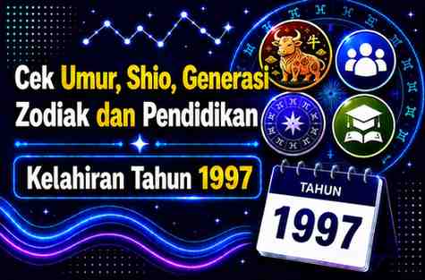 Kelahiran Tahun 1997 Umur Berapa Sekarang