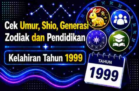 Kelahiran Tahun 1999 Umur Berapa Sekarang
