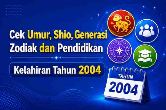 Kelahiran Tahun 2004 Umur Berapa Sekarang