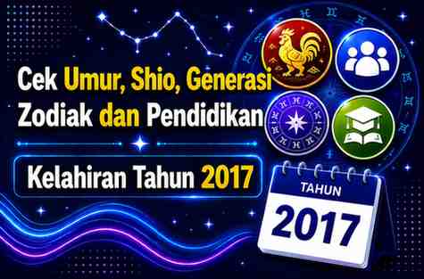 Kelahiran Tahun 2017 Umur Berapa Sekarang