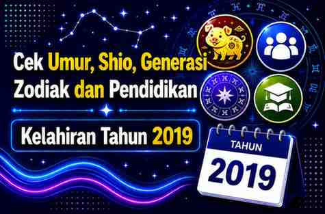 Kelahiran Tahun 2019 Umur Berapa Sekarang
