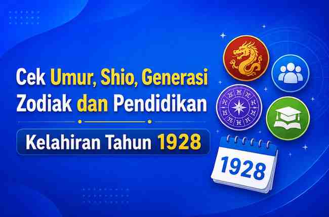 Kelahiran Tahun 1928 Umur Berapa Sekarang